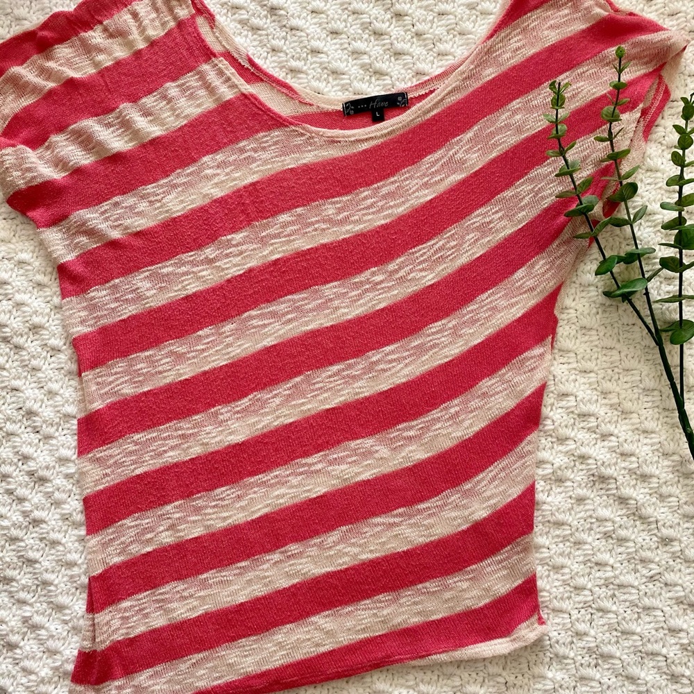 3 for $25! Asymmetrical off-the-shoulder top